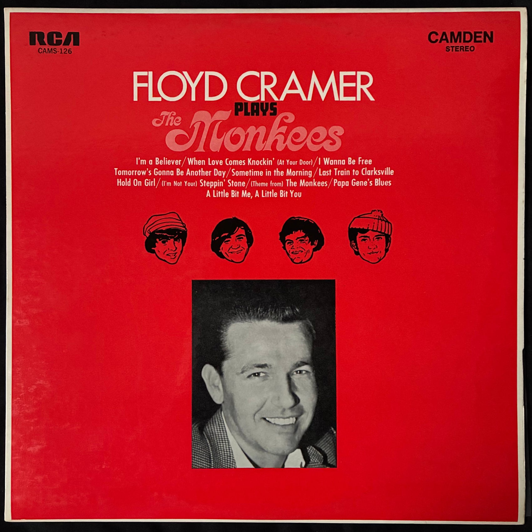 FLOYD CRAMER - FLOYD CRAMER PLAYS THE MONKEES (USED VINYL AUS M-/EX+)