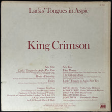 Load image into Gallery viewer, KING CRIMSON - LARKS' TONGUE IN ASPIC (USED VINYL 1973 US EX+/EX-)
