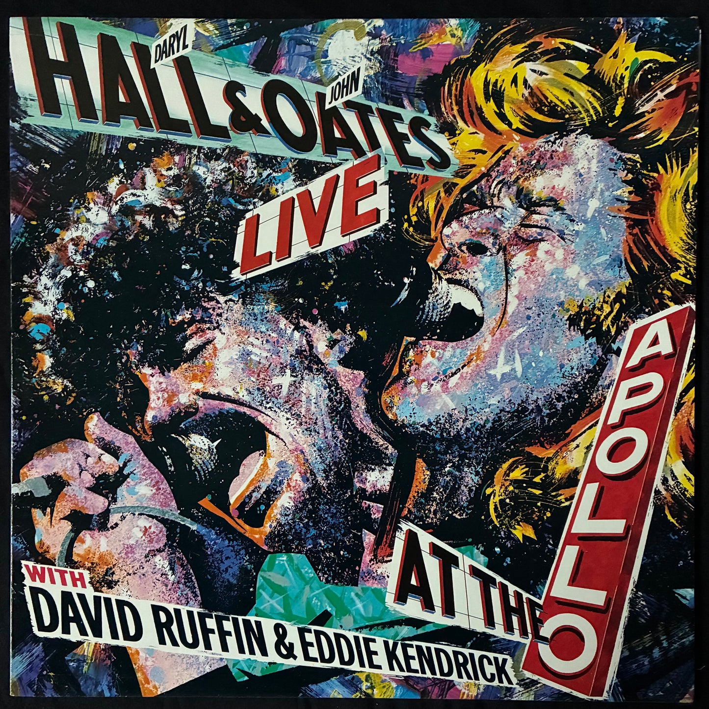 DARYL HALL & JOHN OATES - LIVE AT THE APOLLO (USED VINYL 1985 AUS M-/M-)