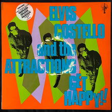 Load image into Gallery viewer, ELVIS COSTELLO AND THE ATTRACTIONS - GET HAPPY!! (FIRST PRESSING) (USED VINYL 1980 UK M-/EX+)
