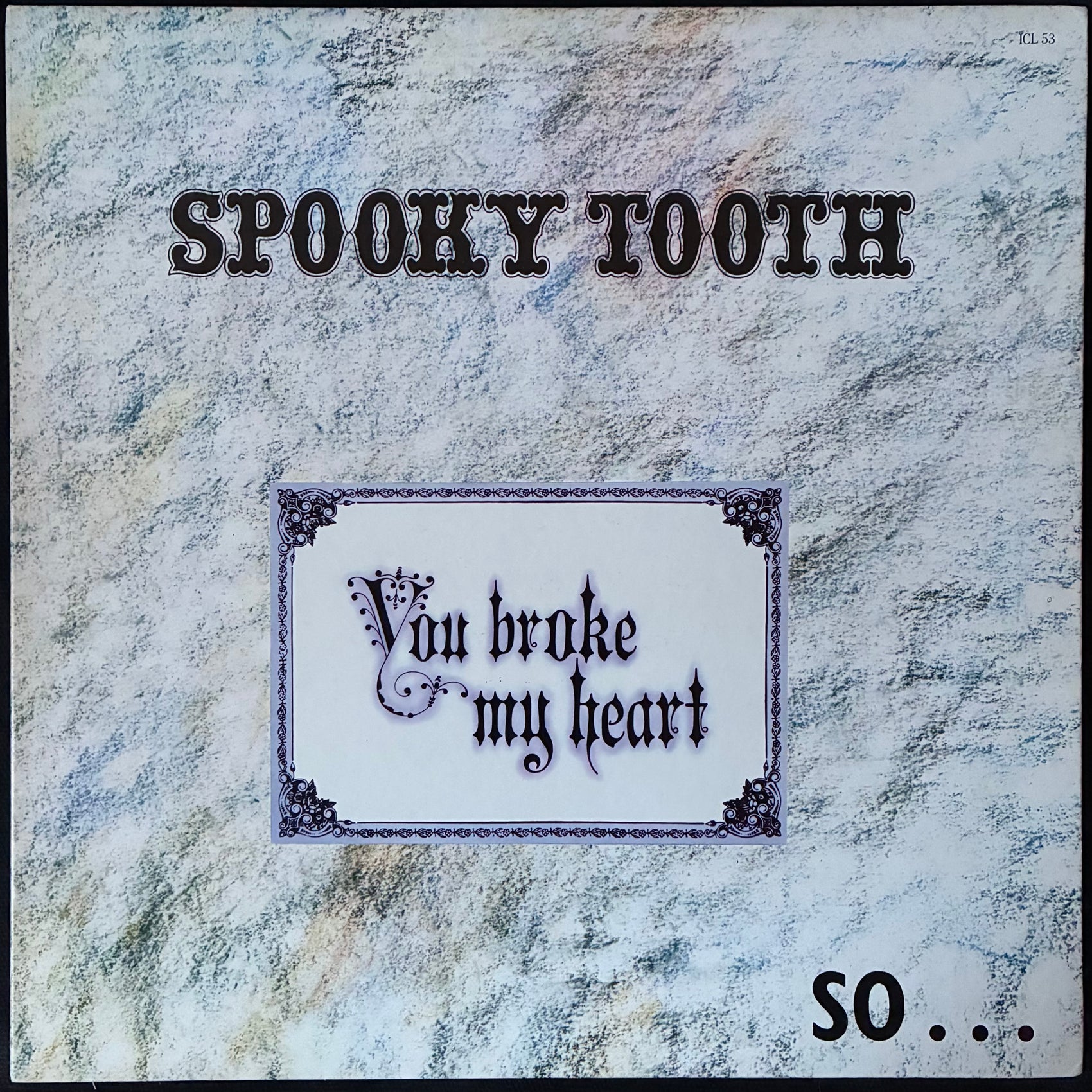 SPOOKY TOOTH - YOU BROKE MY HEART SO... I BUSTED YOUR JAW (PROMO) (USED VINYL 1973 JAPAN M-/EX+)