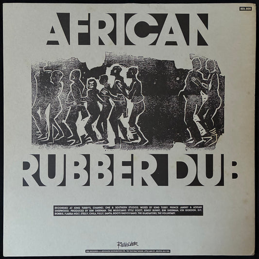 BIM SHERMAN - AFRICAN RUBBER DUB (USED VINYL 1987 UK M-/EX+)
