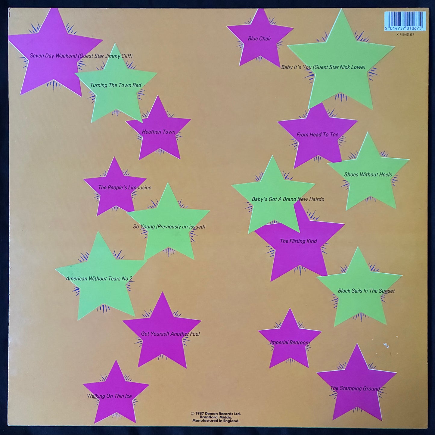 ELVIS COSTELLO AND THE ATTRACTIONS - OUT OF OUR IDIOT (USED VINYL 1987 UK M-/EX+)