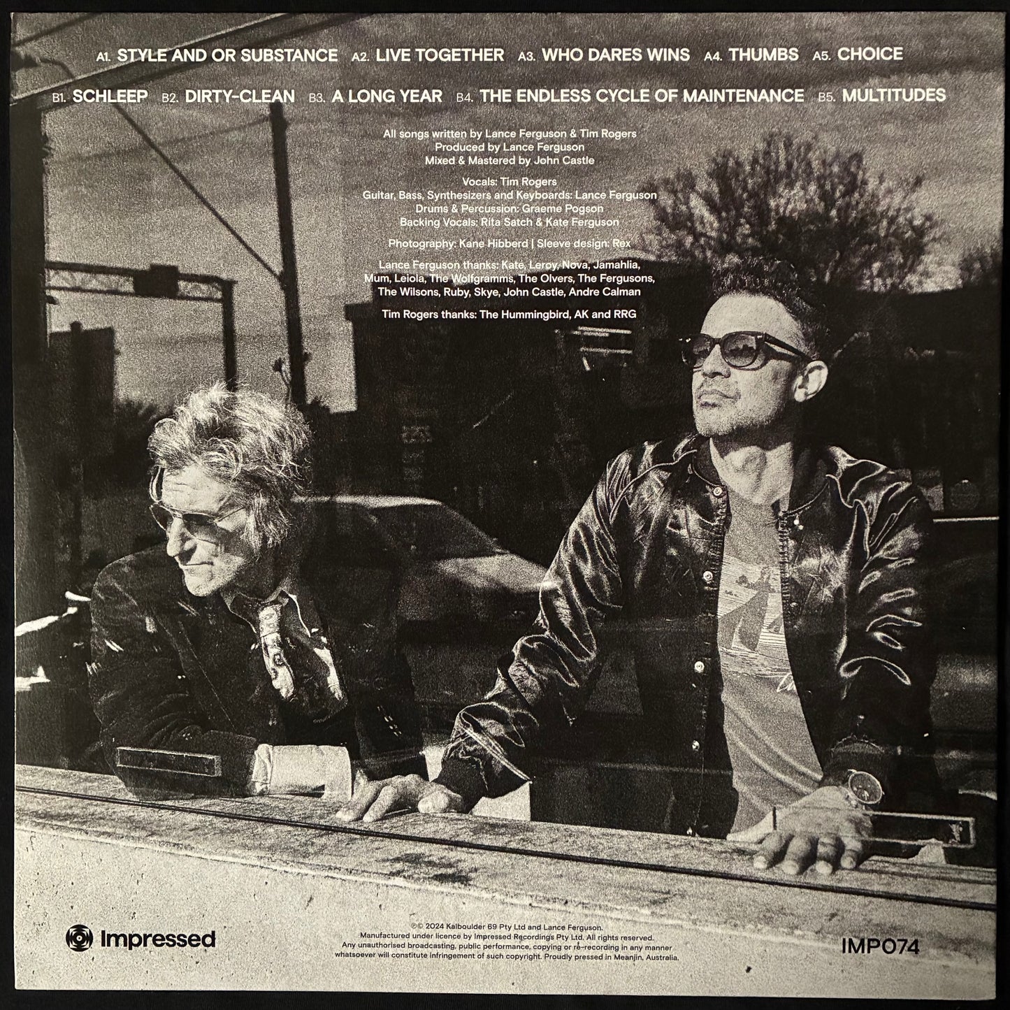 FERGUSON ROGERS PROCESS - STYLE AND OR SUBSTANCE (SIGNED) (GREEN COLOURED) (USED VINYL 2024 AUS M-/M-)