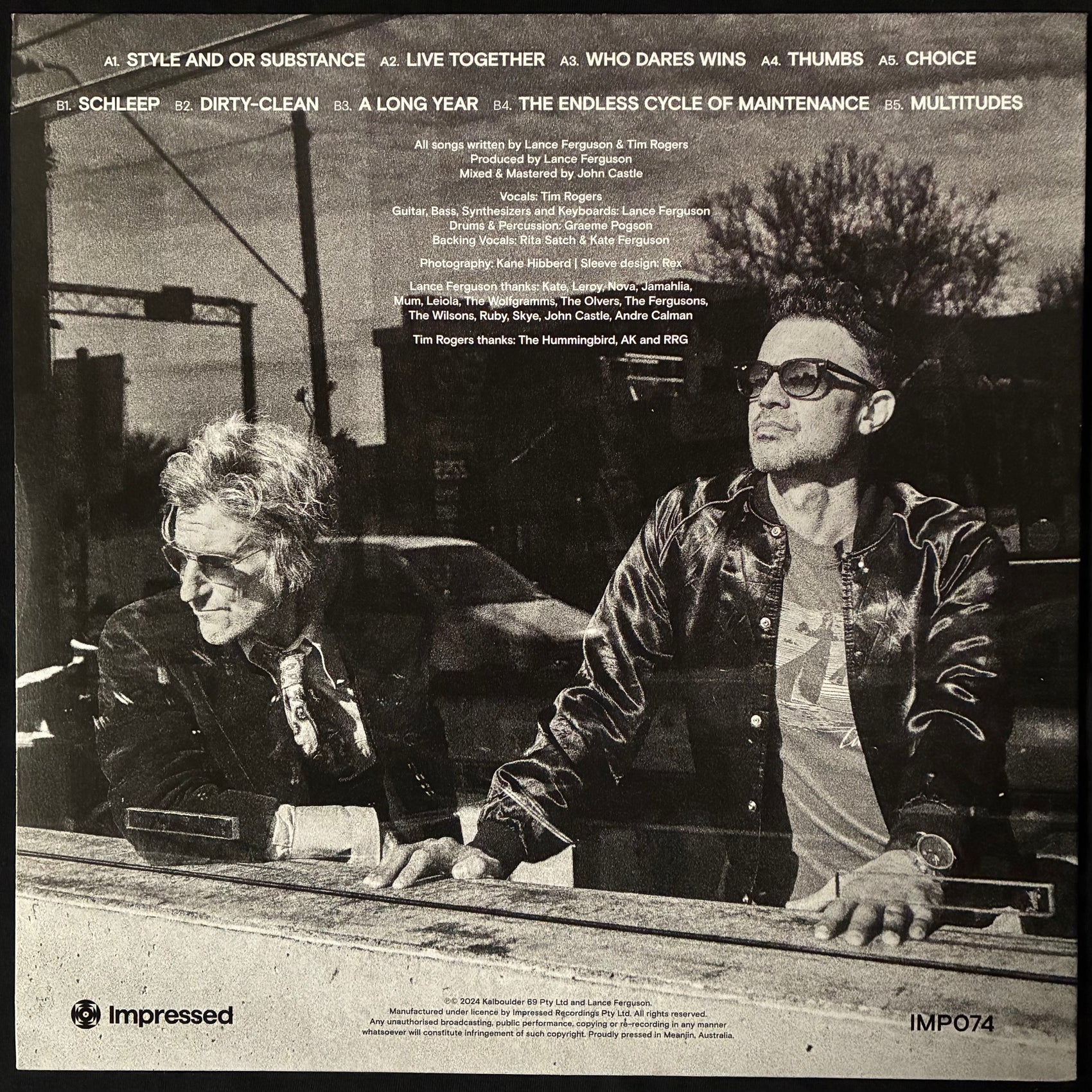 FERGUSON ROGERS PROCESS - STYLE AND OR SUBSTANCE (SIGNED) (GREEN COLOURED) (USED VINYL 2024 AUS M-/M-)
