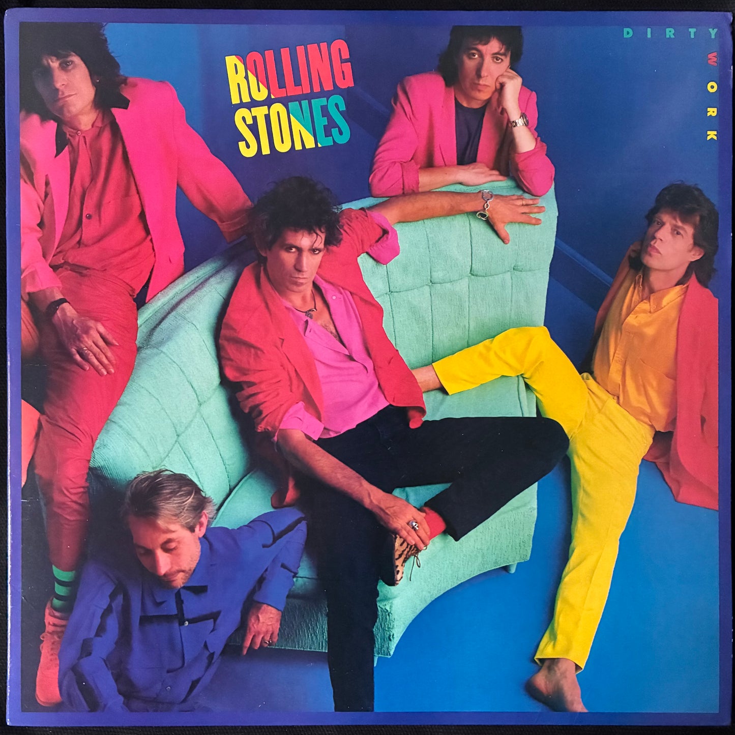 ROLLING STONES - DIRTY WORK (USED VINYL 1986 US M-/M-)