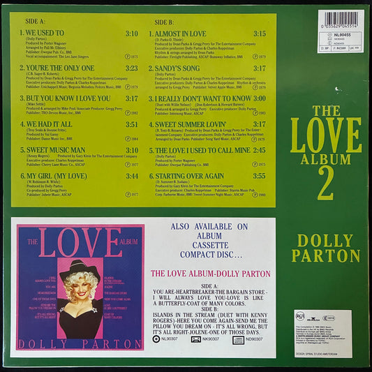 DOLLY PARTON - THE LOVE ALBUM 2 (USED VINYL 1985 NETHERLANDS/GERMANY M-/EX)