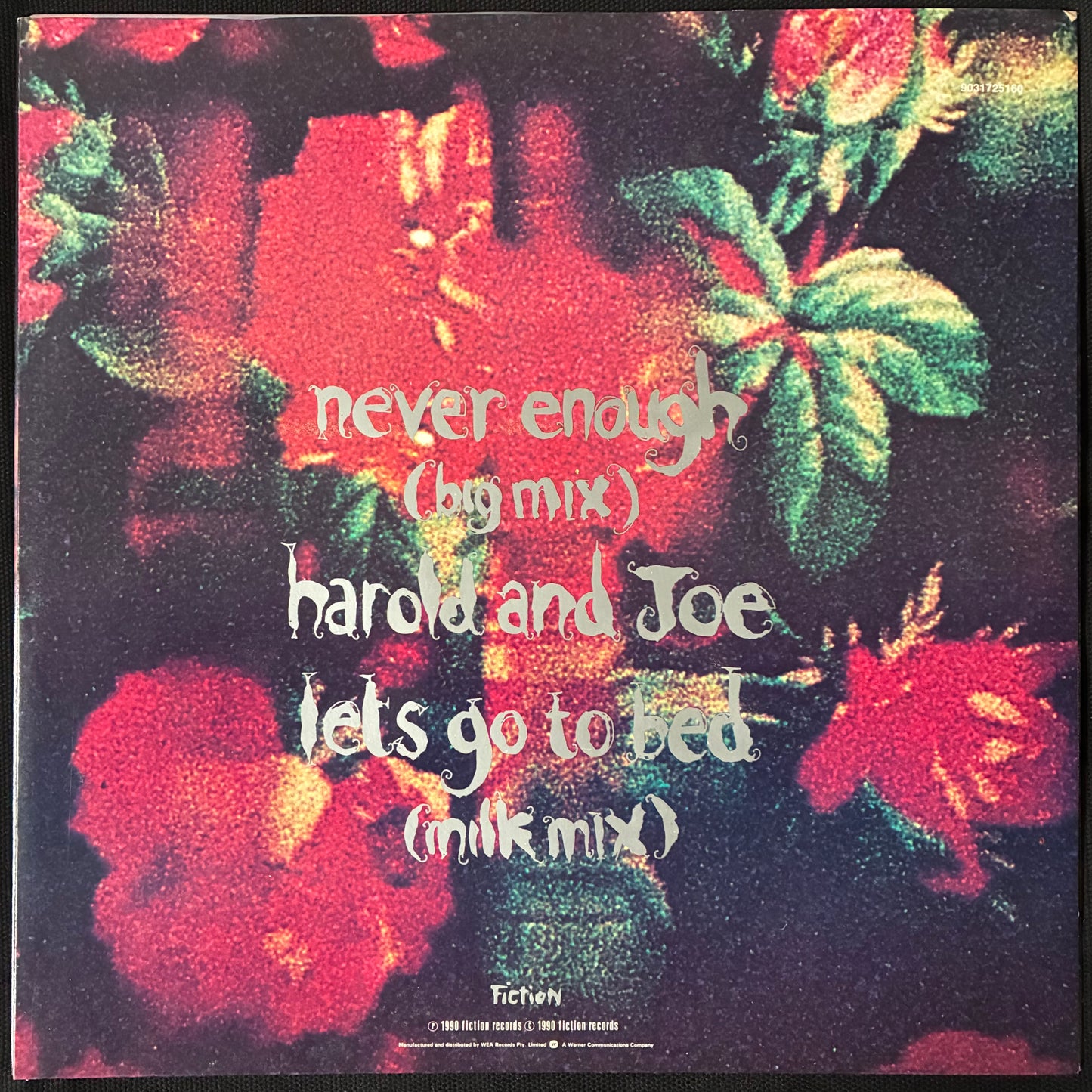 CURE - NEVER ENOUGH (12") (USED VINYL 1990 AUS M-/M-)