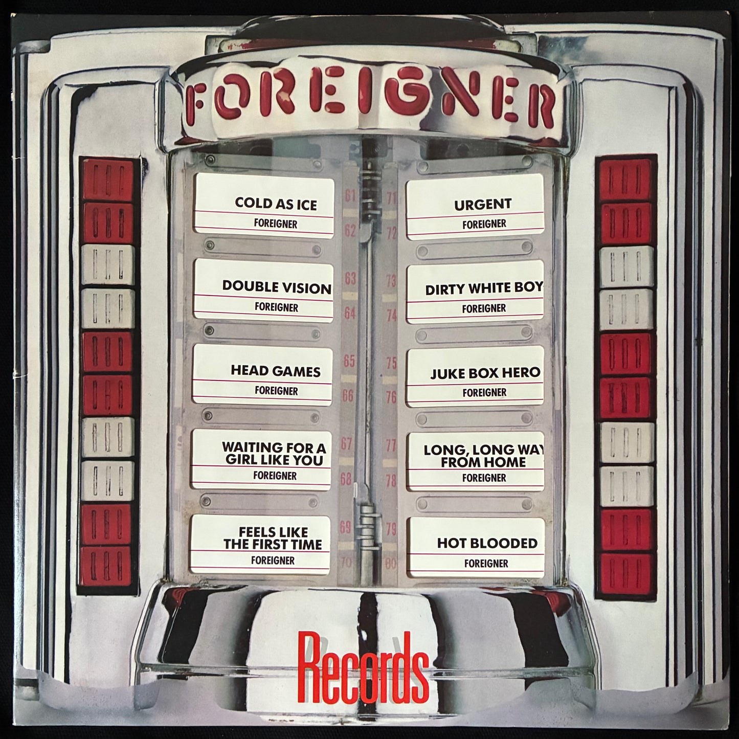 FOREIGNER - FOREIGNER RECORDS (USED VINYL 1982 JAPAN M-/M-)