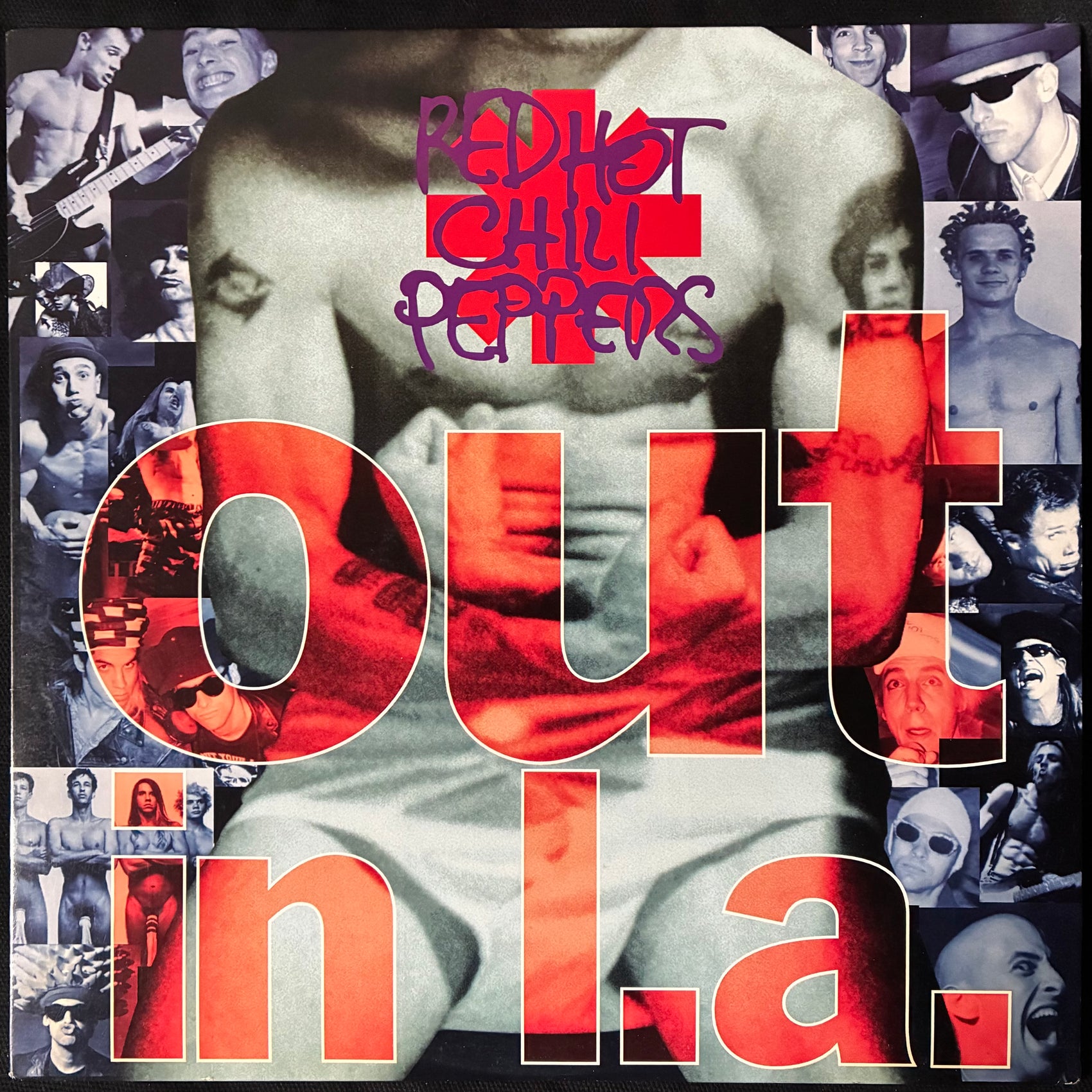 RED HOT CHILI PEPPERS - OUT IN L.A. (FIRST PRESSING) (USED VINYL 1994 US M-/EX+)