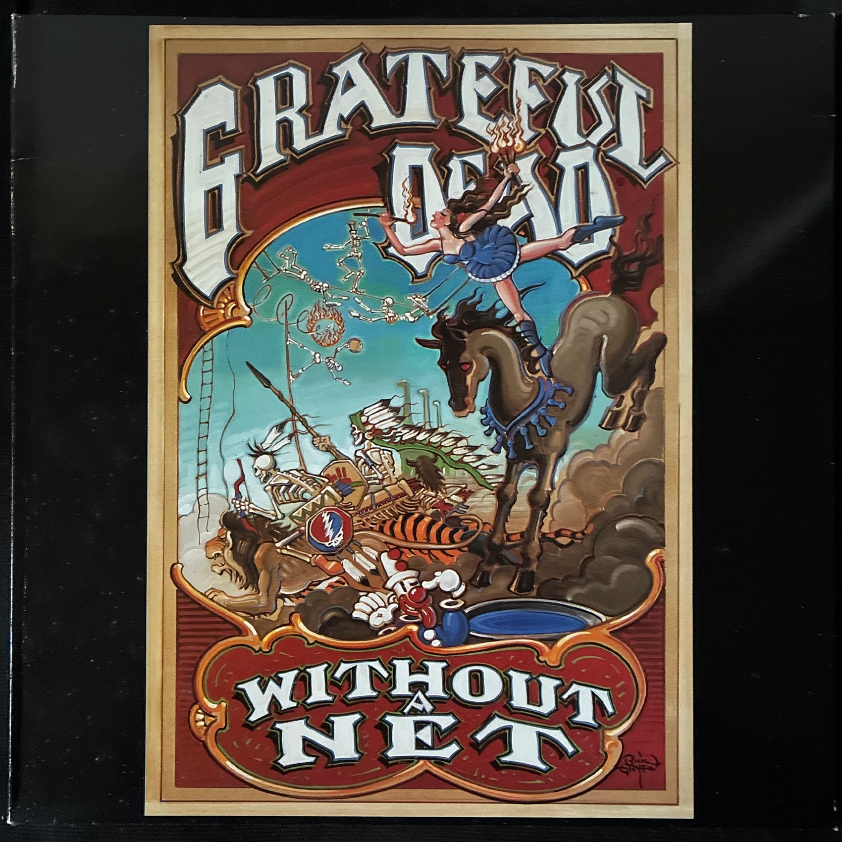 GRATEFUL DEAD - WITHOUT A NET (3LP) (USED VINYL 1990 EU M-/M-)