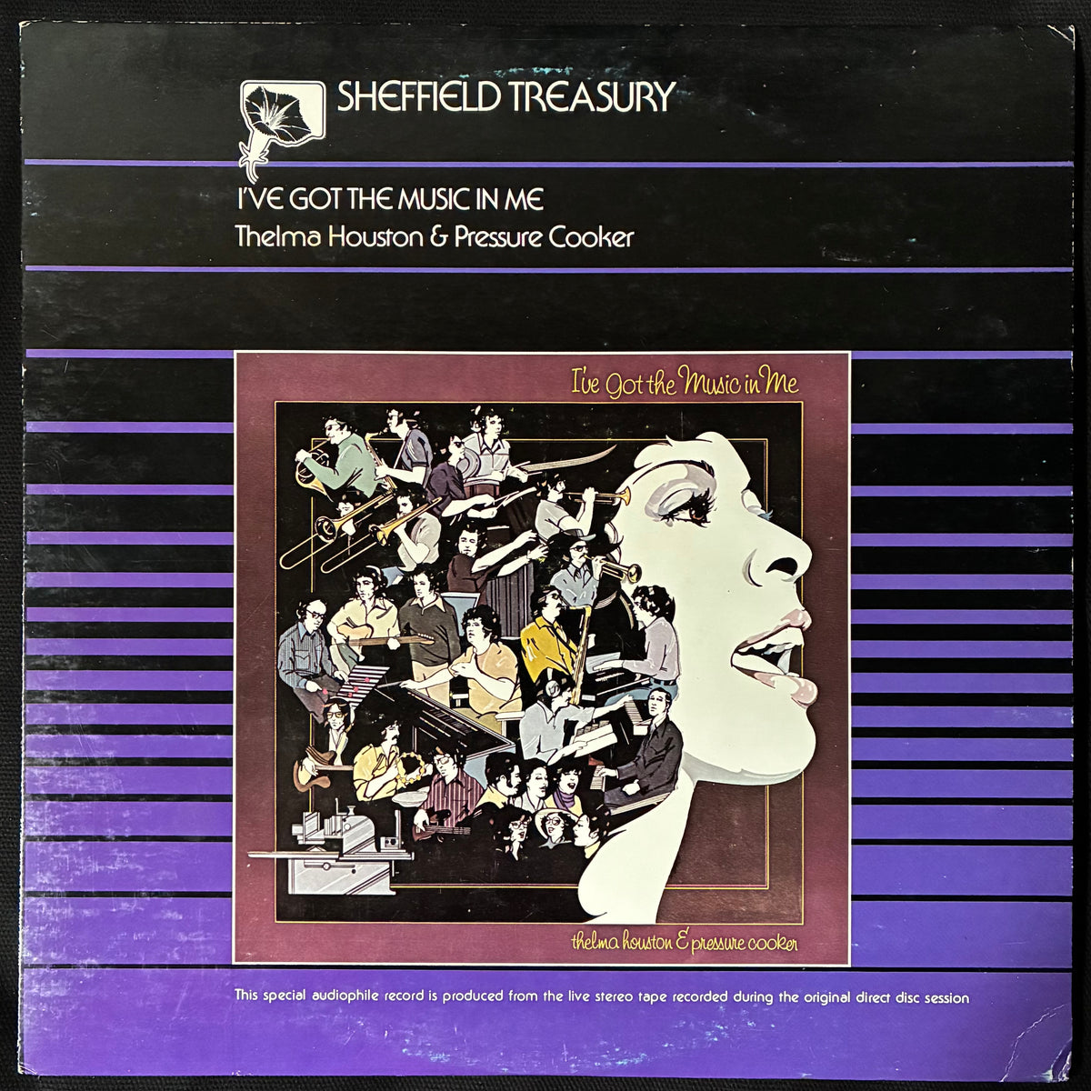 THELMA HOUSTON & PRESSURE COOKER - I'VE GOT THE MUSIC IN ME (SHEFFIELD LAB) (USED VINYL 1982 US M-/EX+)