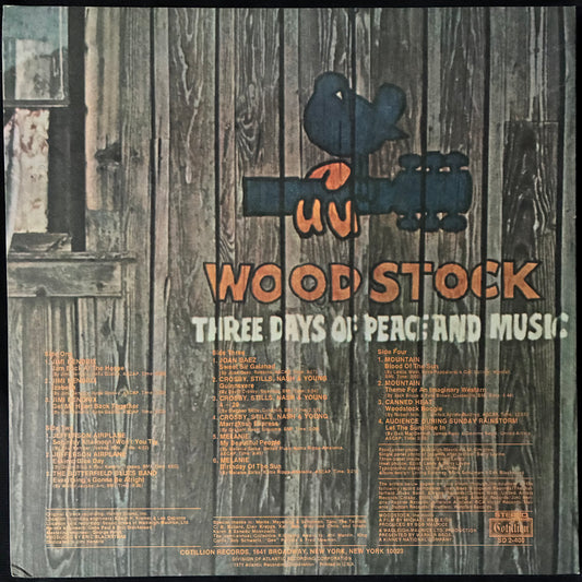 VARIOUS ARTISTS - WOODSTOCK TWO OST (3LP) (USED VINYL 1971 US M-/EX+)