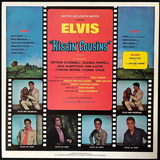 ELVIS PRESLEY - KISSIN' COUSINS OST (USED VINYL 1977 AUS M-/M-)