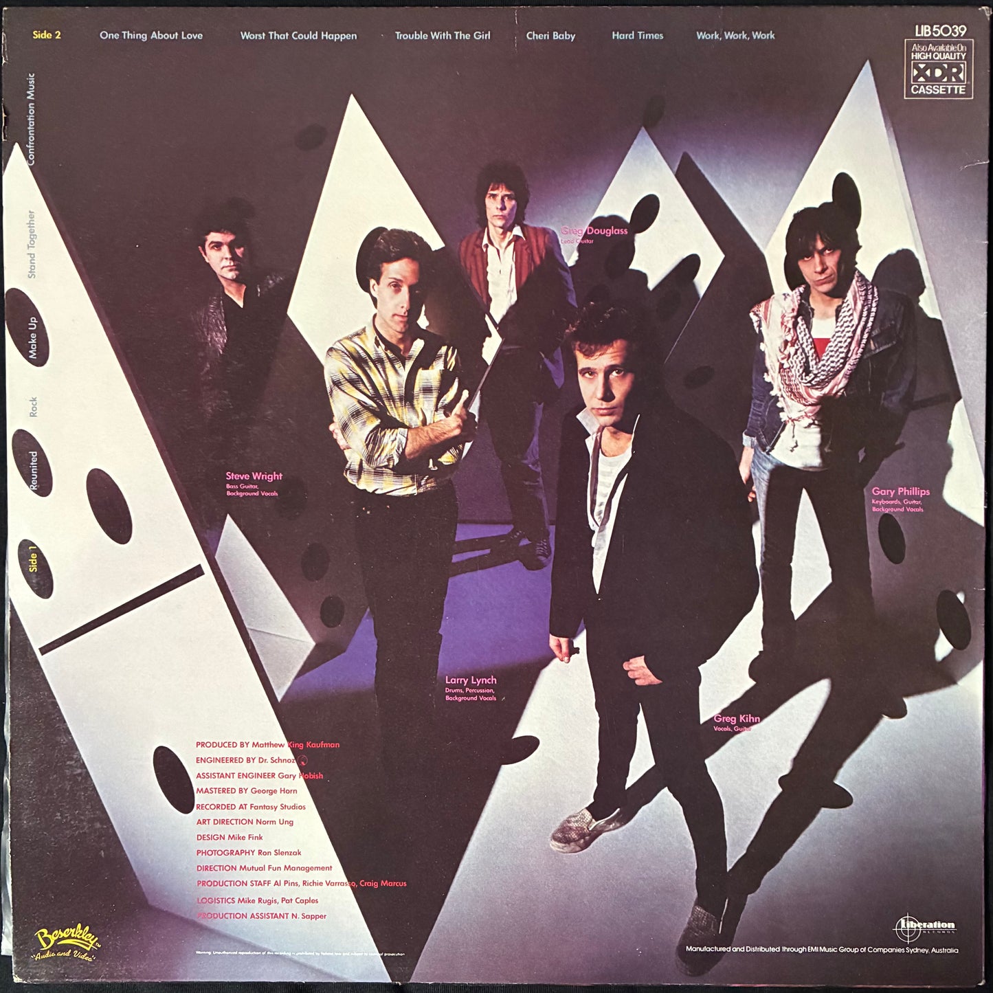 GREG KIHN BAND - KIHNTAGIOUS (USED VINYL 1984 AUS M-/EX+)