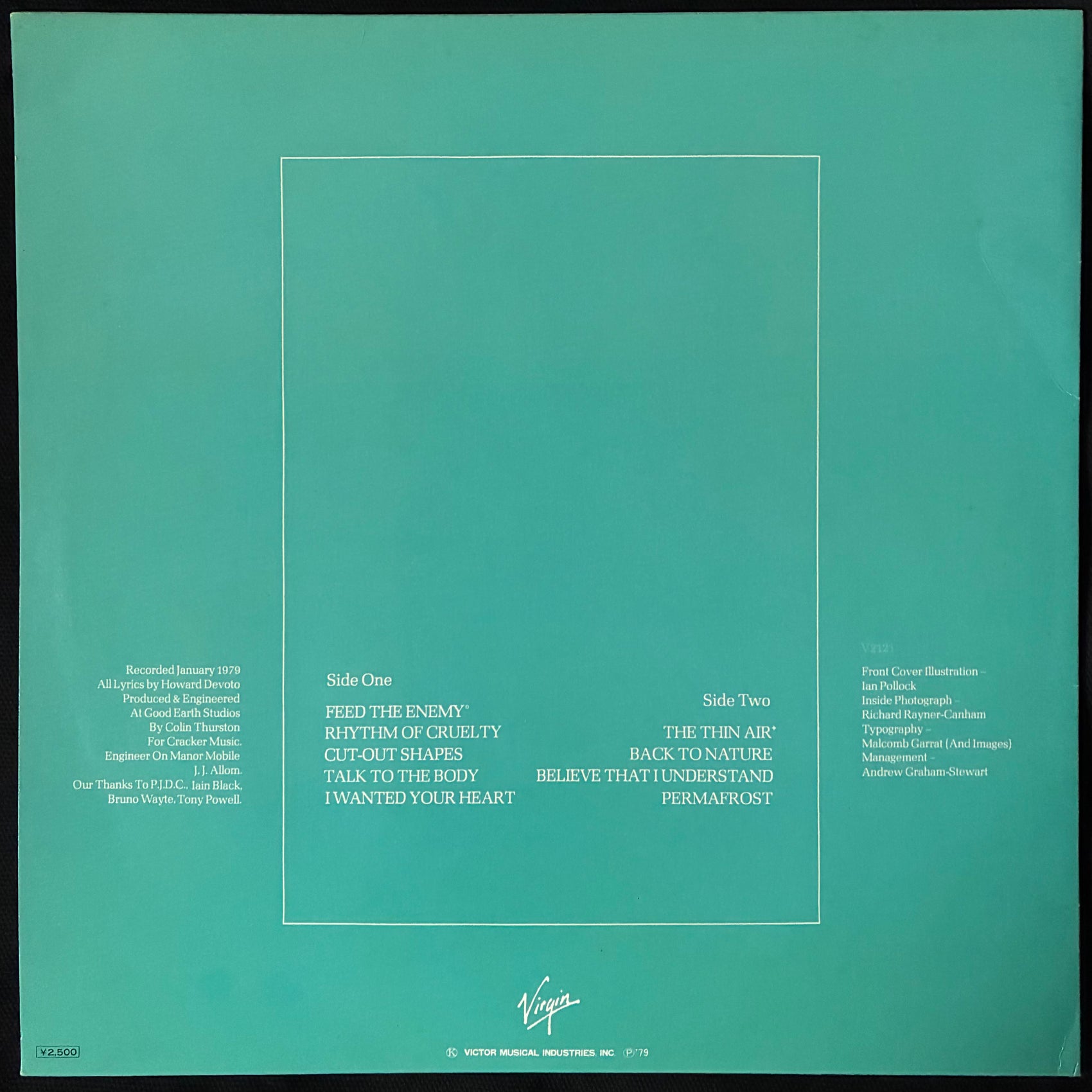 MAGAZINE - SECONDHAND DAYLIGHT (USED VINYL 1979 JAPAN EX+/EX+)