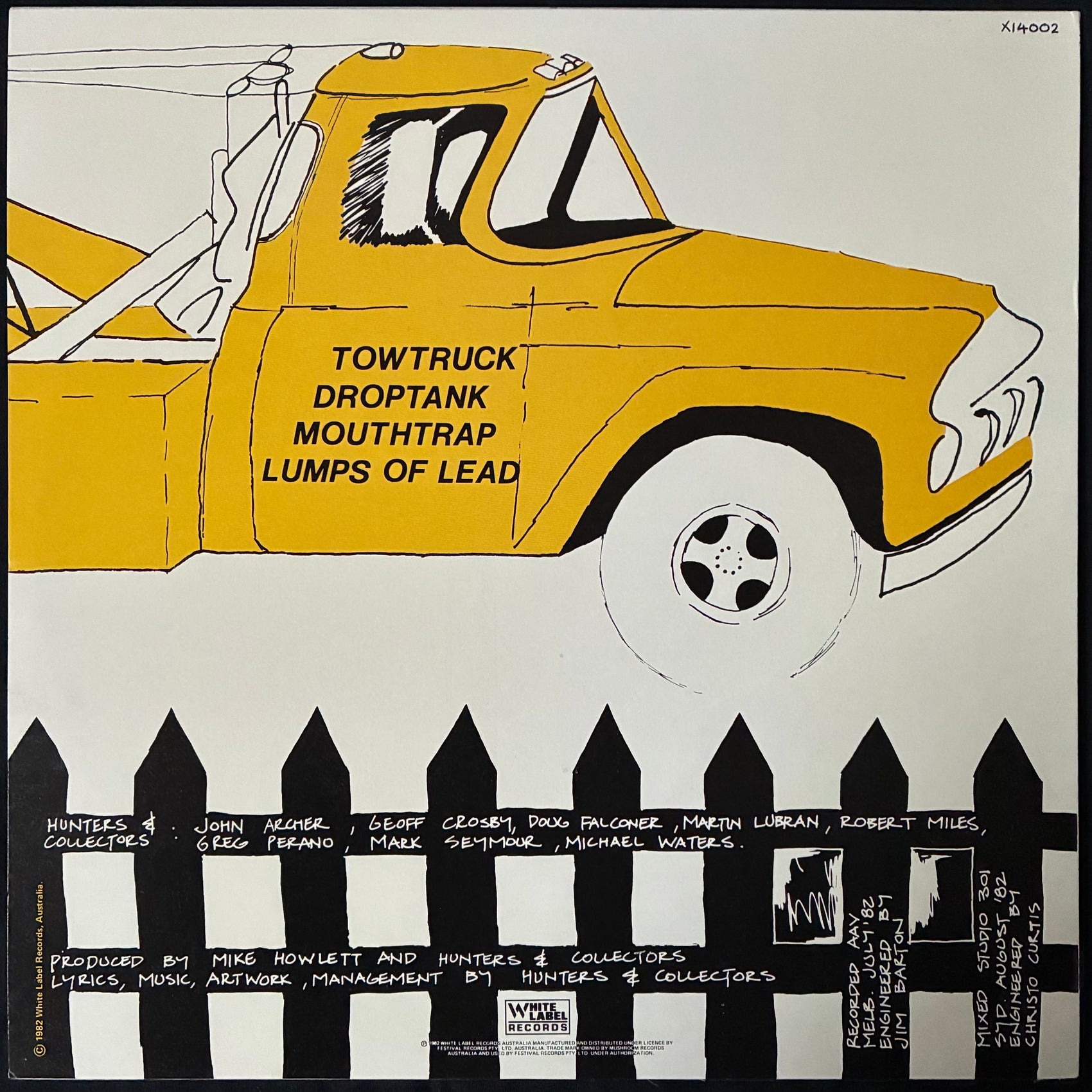 HUNTERS + COLLECTORS - PAYLOAD (12") (USED VINYL 1982 AUS M-/M-)