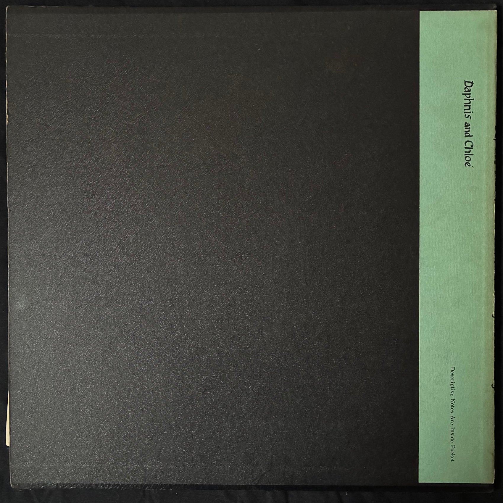 MOSES HADAS - LONGUS: DAPHNIS AND CHLOE (USED VINYL 1958 US EX+/VG+)