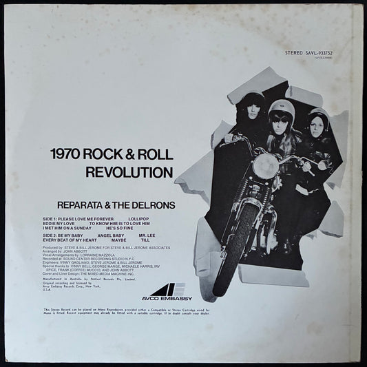 REPARTA AND THE DELRONS - ROCK & ROLL REVOLUTION (USED VINYL 1970 AUS M-/EX)