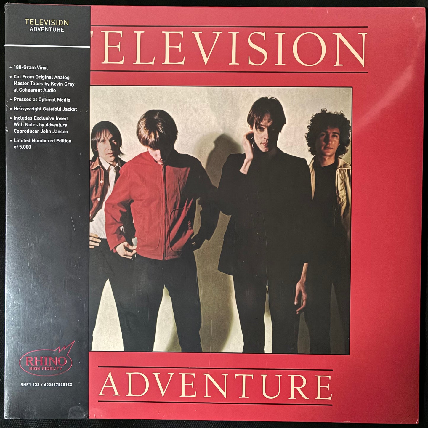 TELEVISION - ADVENTURE (RHINO HIGH FIDELITY) VINYL