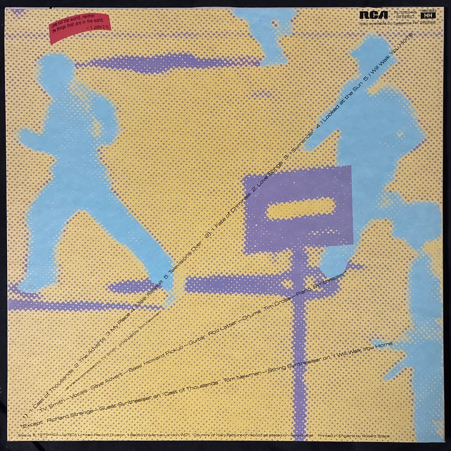 ADVERTS - CAST OF THOUSANDS (USED VINYL 1979 UK M-/M-)