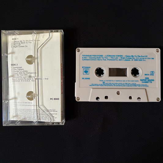 LEONARD COHEN - VARIOUS POSITIONS (USED CASSETTE 1984 AUS)