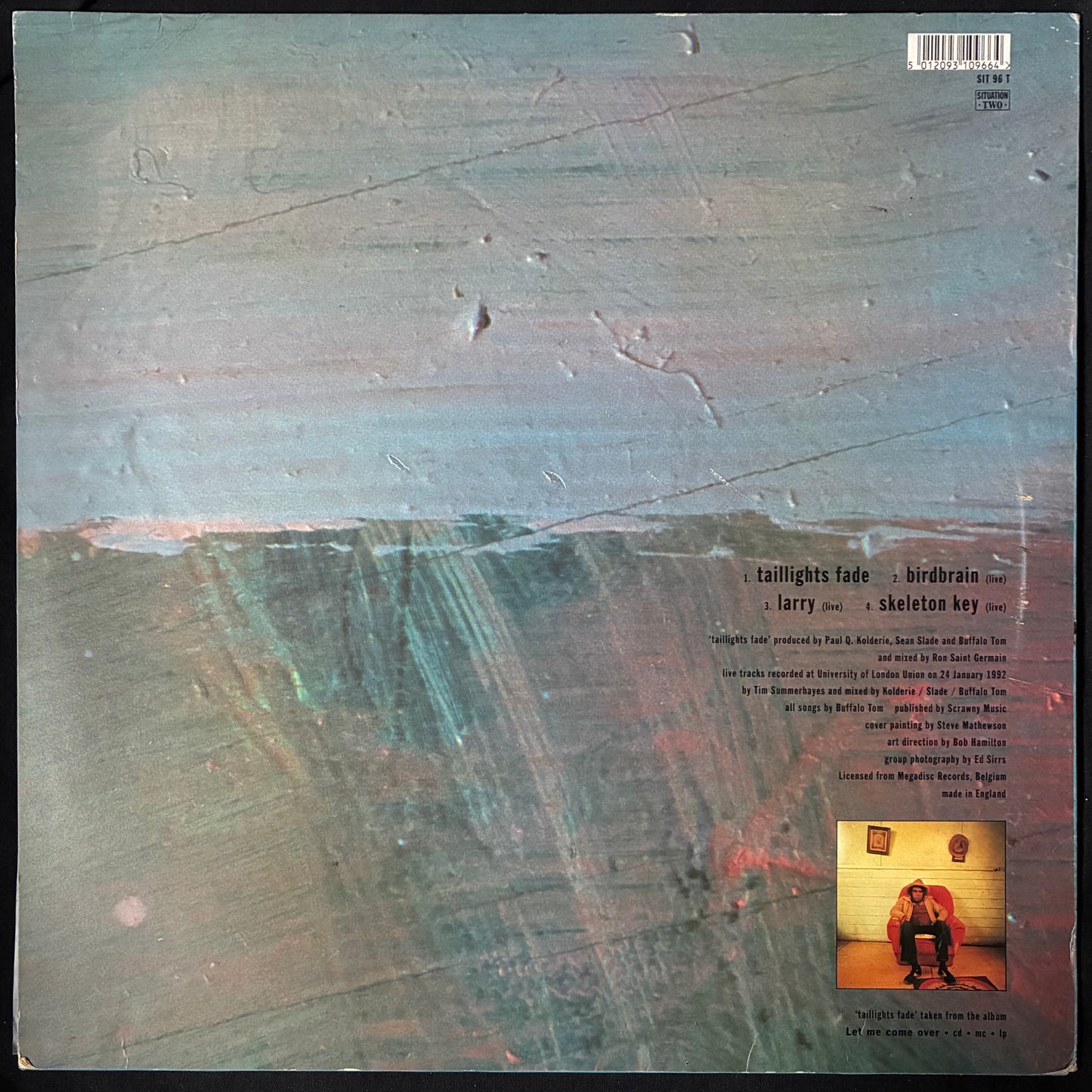 BUFFALO TOM - TAILLIGHTS FADE (12") (USED VINYL 1992 UK EX+/EX-)