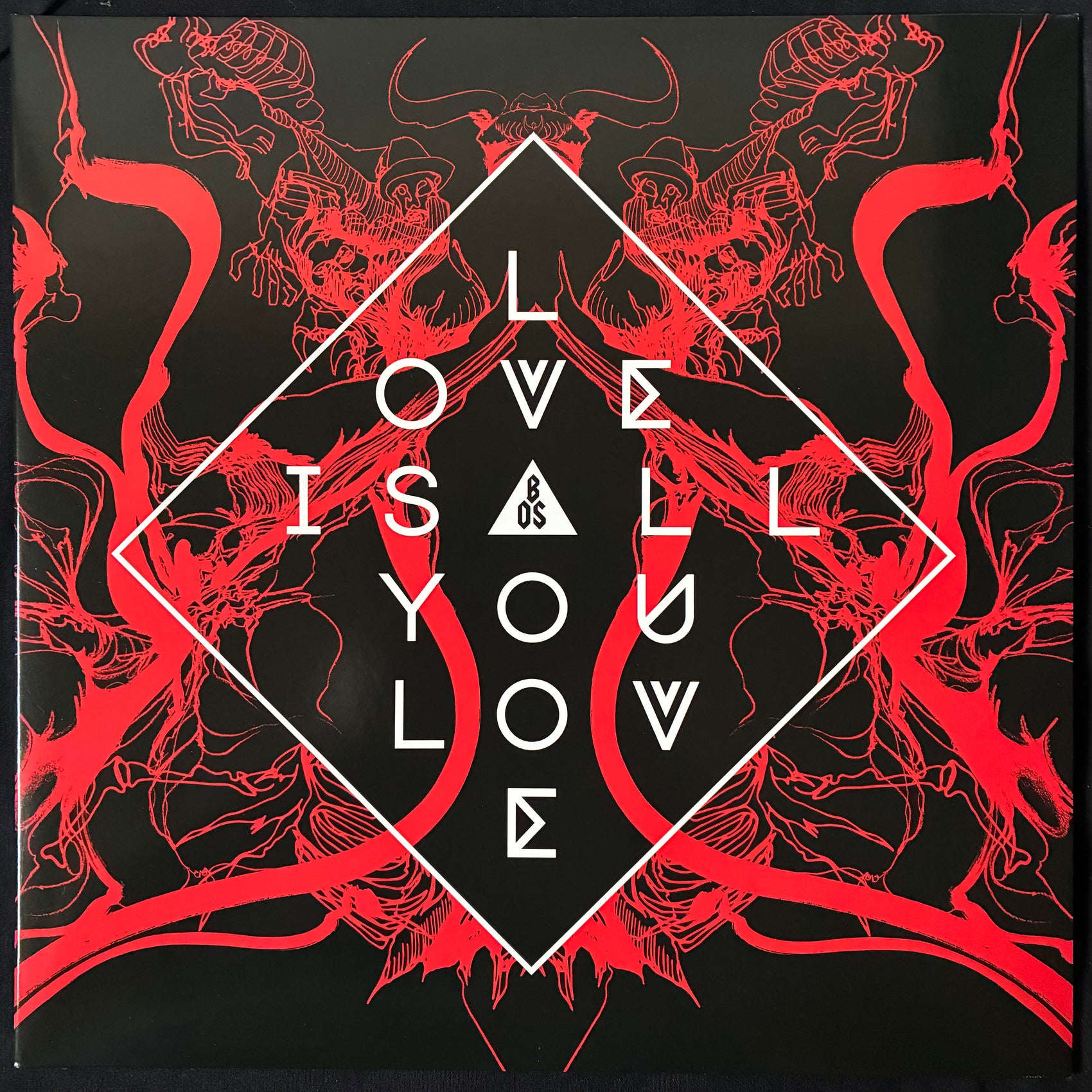 BAND OF SKULLS - LOVE IS ALL YOU LOVE (RED VINYL) (USED VINYL 2019 EU M-/M-)