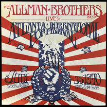 Load image into Gallery viewer, ALLMAN BROTHERS BAND - LIVE AT THE ATLANTA POP FESTIVAL (USED VINYL 2018 US 4LP M-/EX+)
