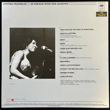 Load image into Gallery viewer, ARETHA FRANKLIN IN PERSON WITH HER QUARTET - “YEAH!!!” (USED VINYL 1983 AUS M-/M-)
