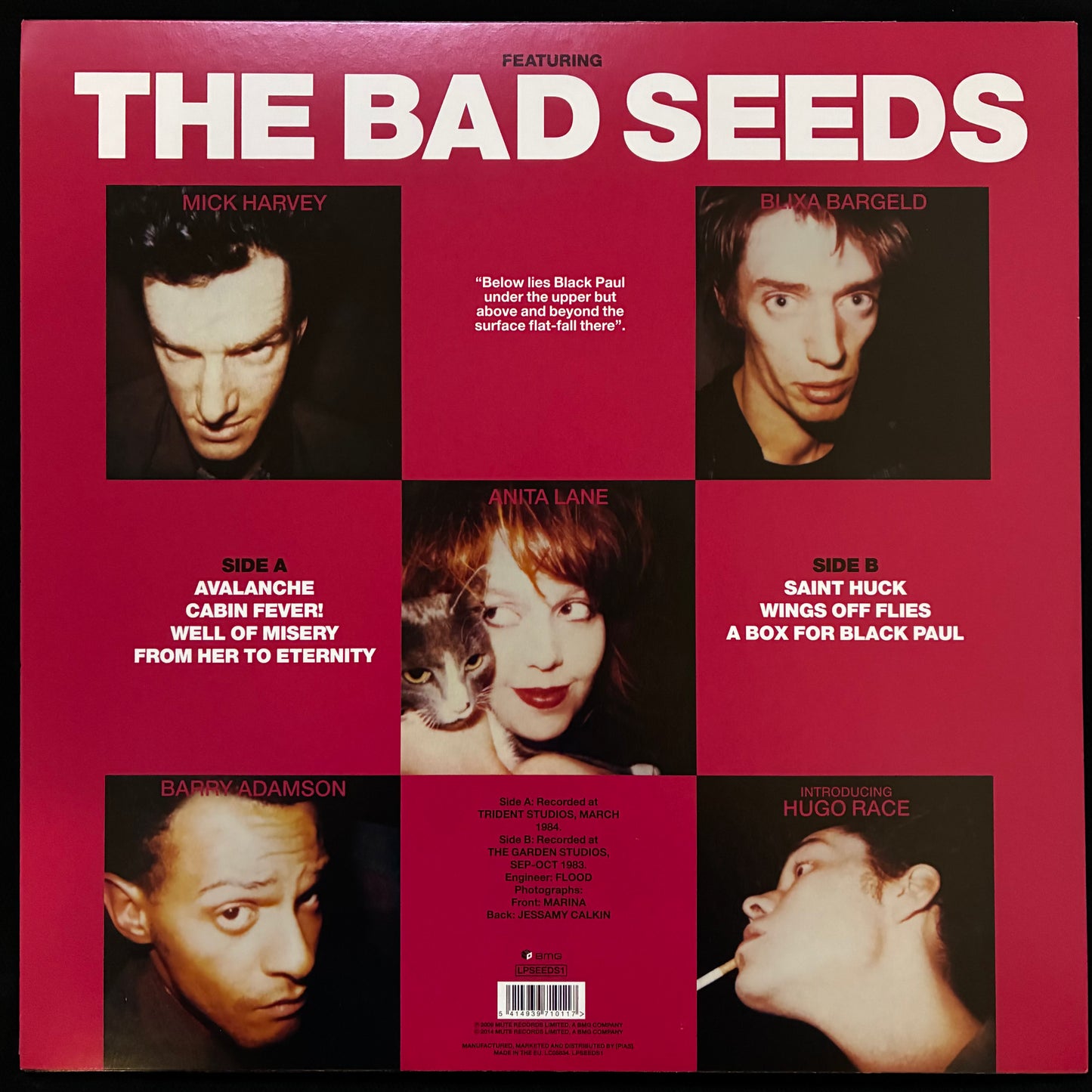 NICK CAVE FT. THE BAD SEEDS - FROM HER TO ETERNITY (USED VINYL 2014 UK/EU M-/M-)