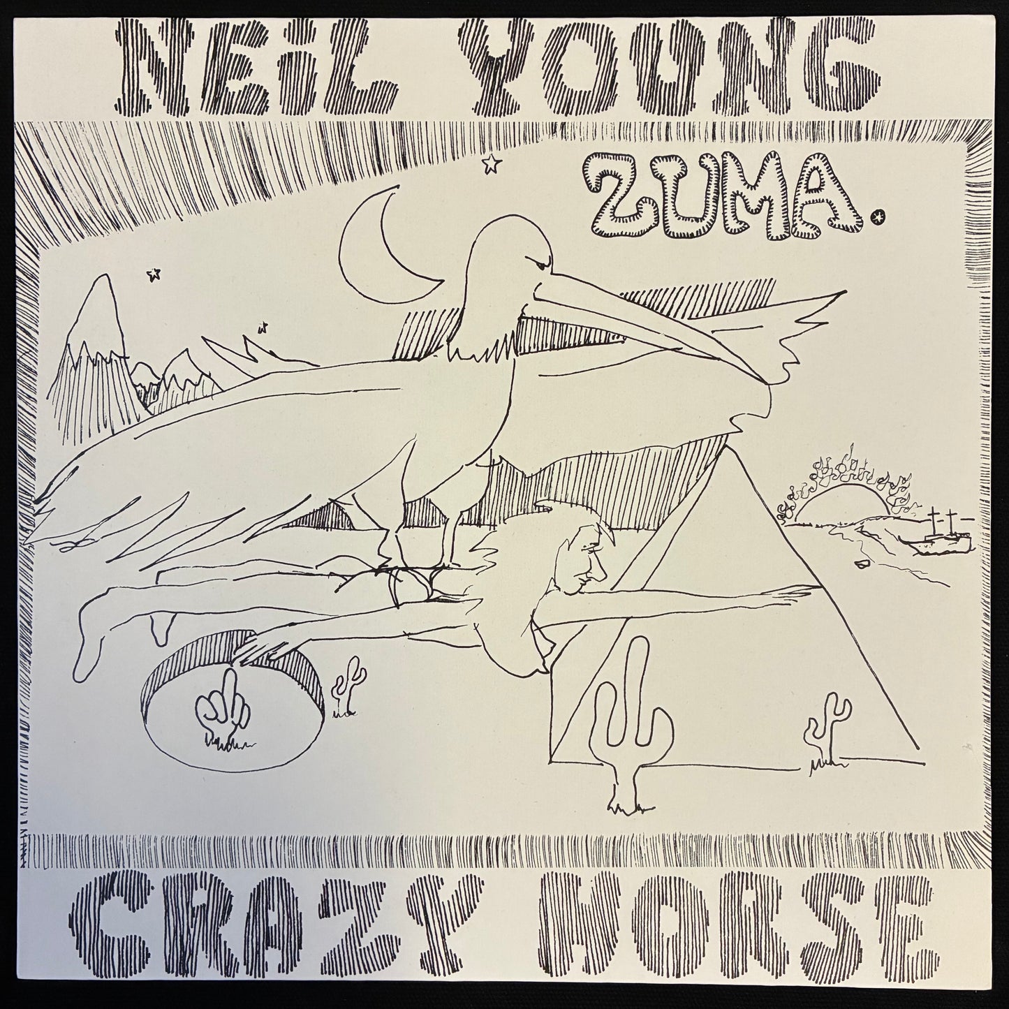 NEIL YOUNG & CRAZY HORSE - ZUMA (USED VINYL EU M-/M-)