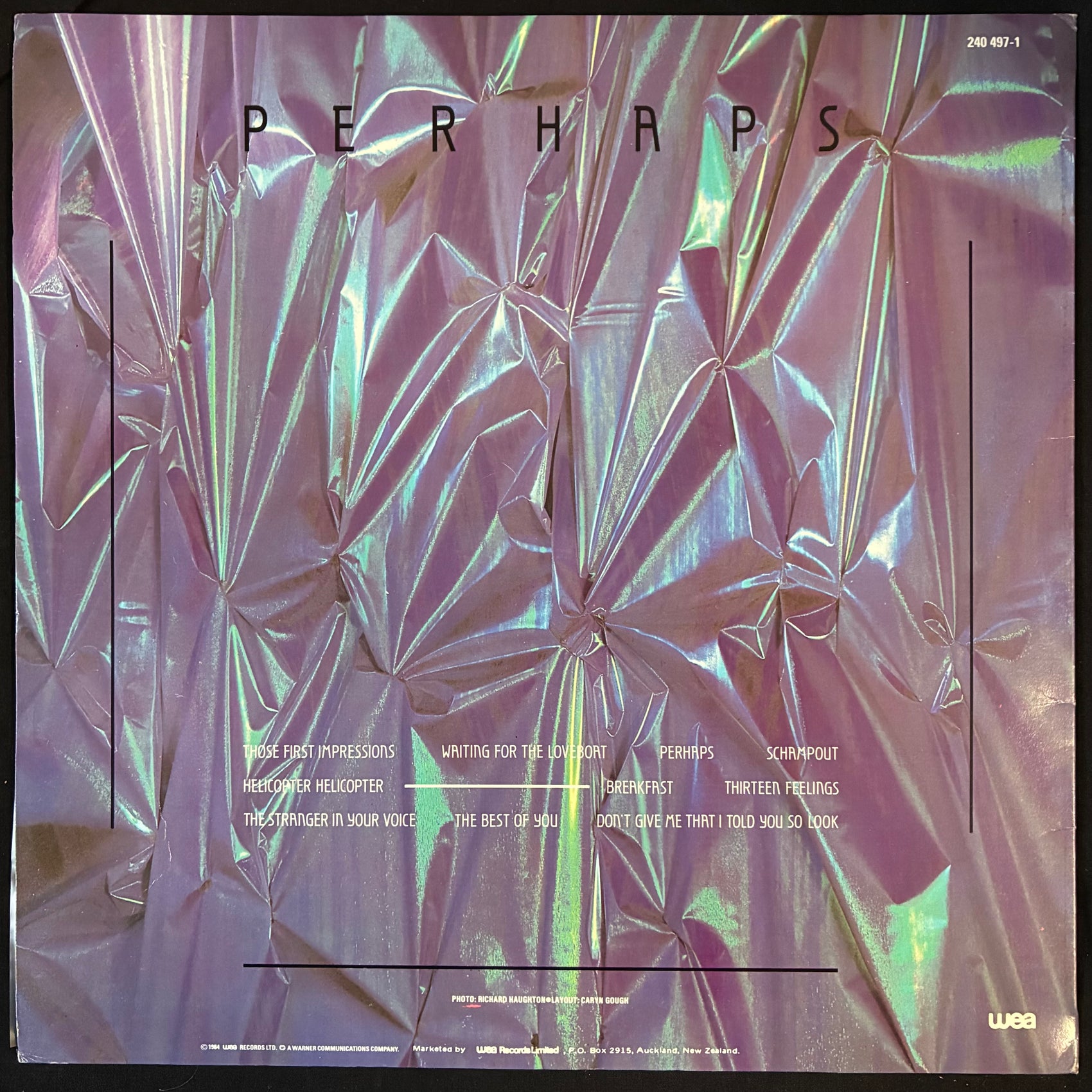 ASSOCIATES - PERHAPS (USED VINYL 1984 NZ M-/M-)