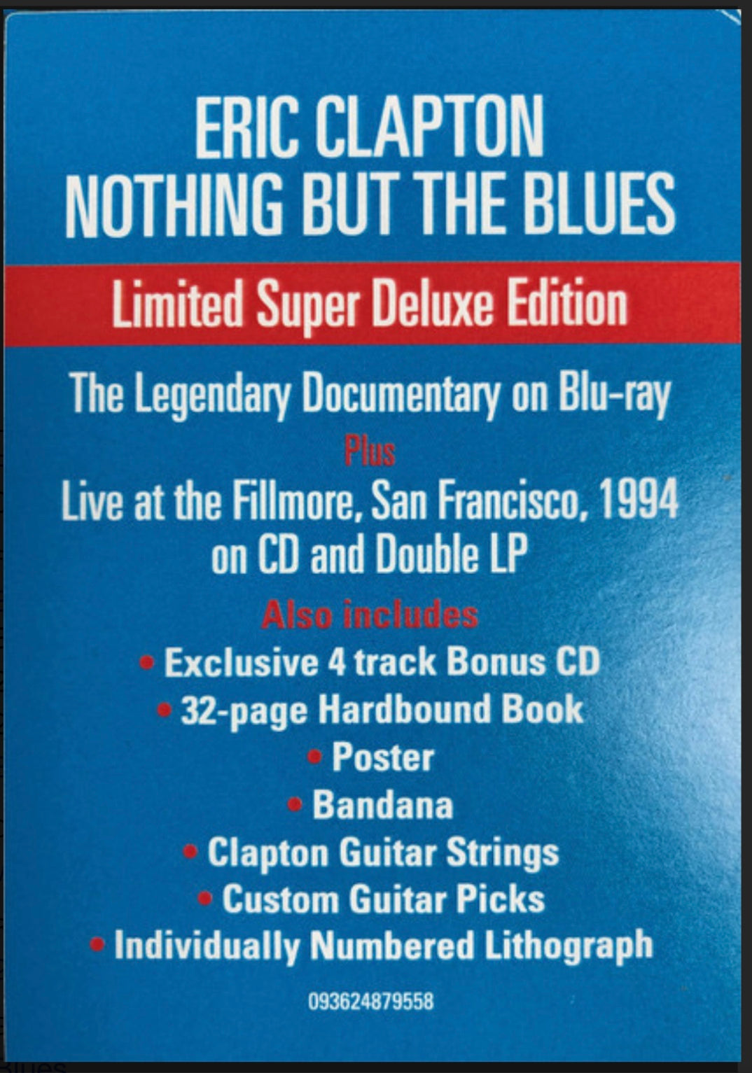 ERIC CLAPTON - NOTHING BUT THE BLUES BOX SET LTD ED.