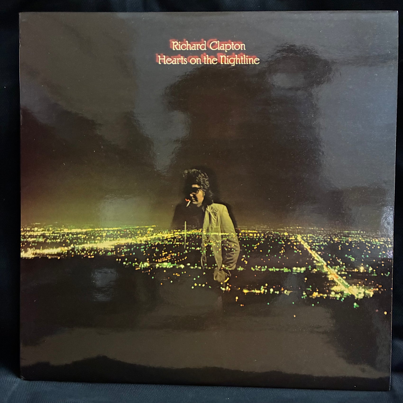 RICHARD CLAPTON - HEARTS ON THE NIGHTLINE (USED VINYL 1979 AUS M-/M-)