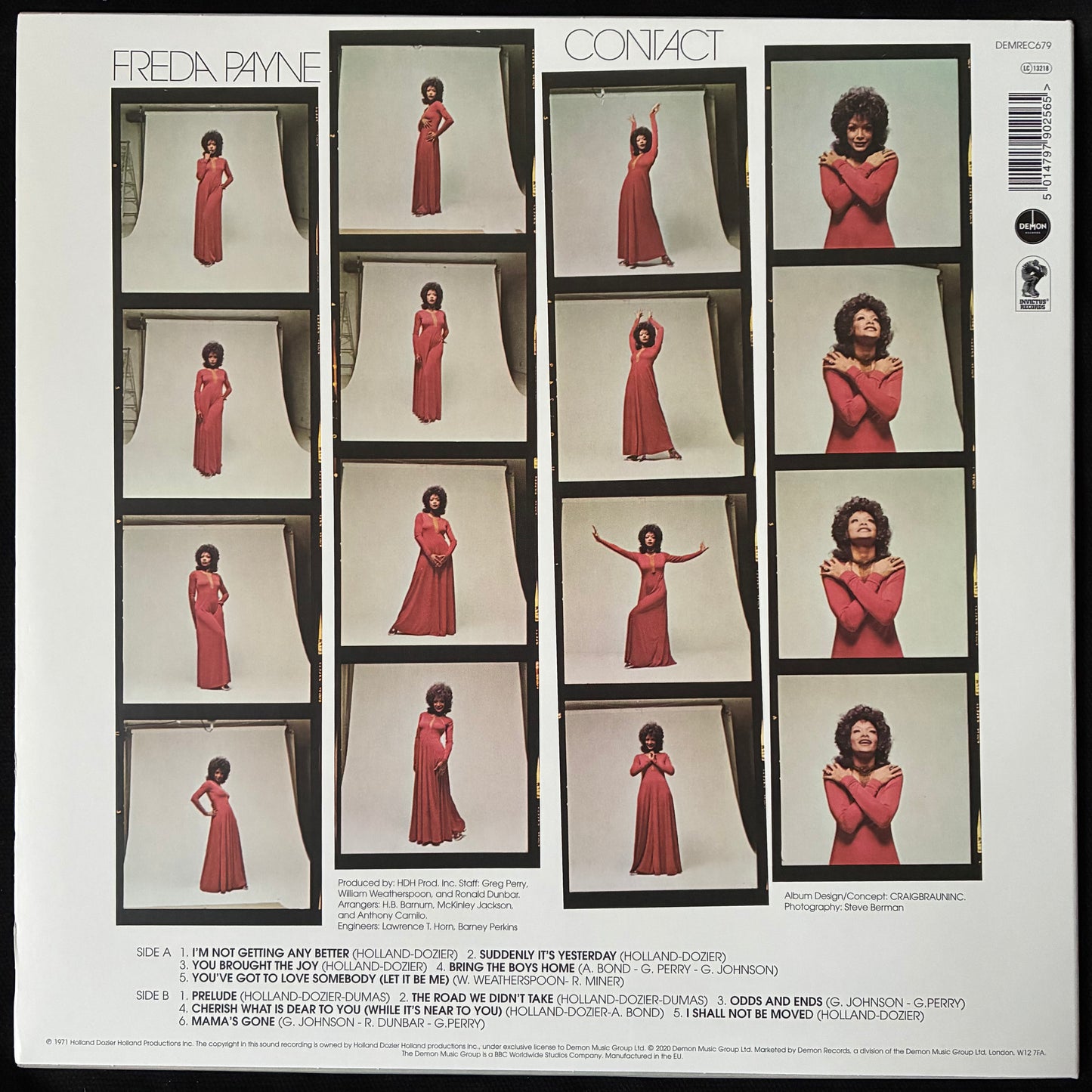 FREDA PAYNE - CONTACT (USED VINYL 2020 UK/EU M-/M-)