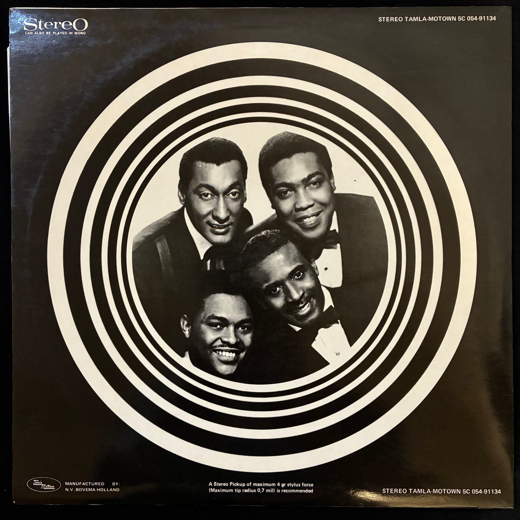 FOUR TOPS - “FOURTEEN FABULOUS FAVORITES” (USED VINYL 1970 NETHERLANDS EX+/EX+)