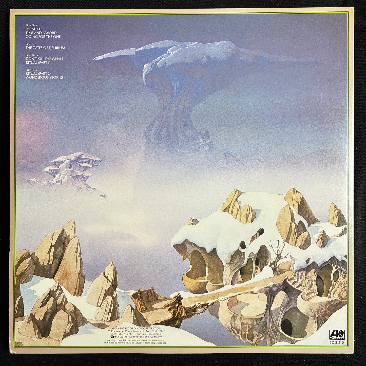 YES - YESSHOWS (USED VINYL 1980 JAPAN 2LP M-/M-)