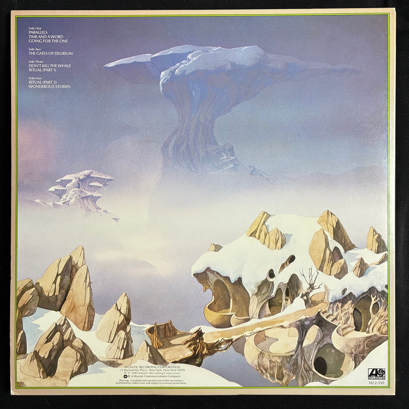 YES - YESSHOWS (USED VINYL 1980 JAPAN 2LP M-/M-)