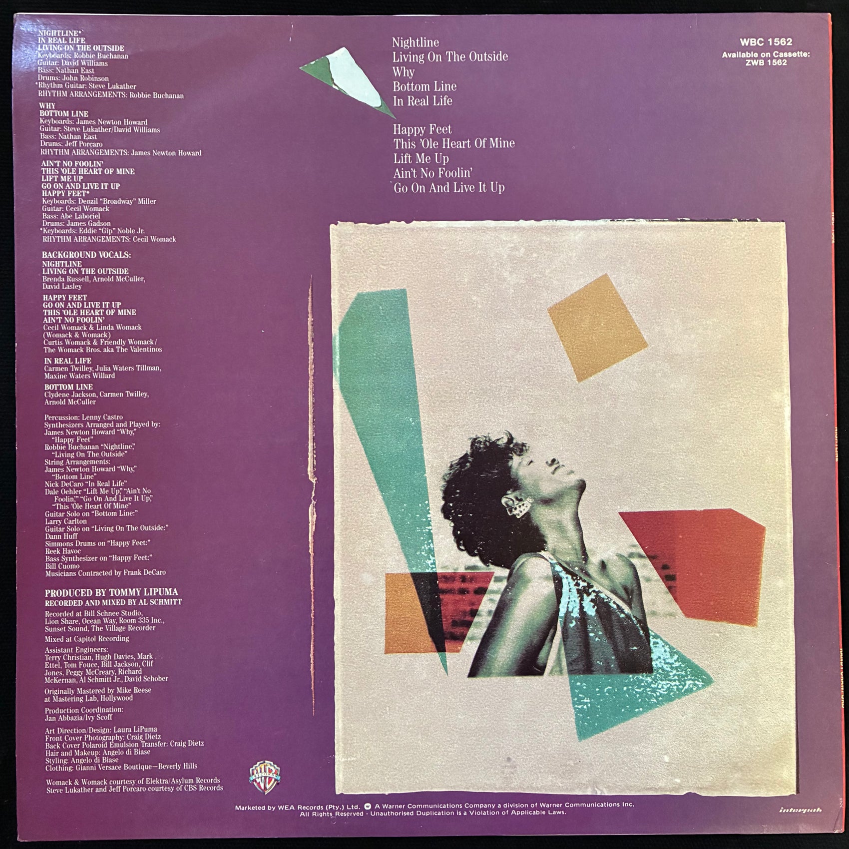 RANDY CRAWFORD - NIGHTLINE (USED VINYL 1983 SA M-/EX+)