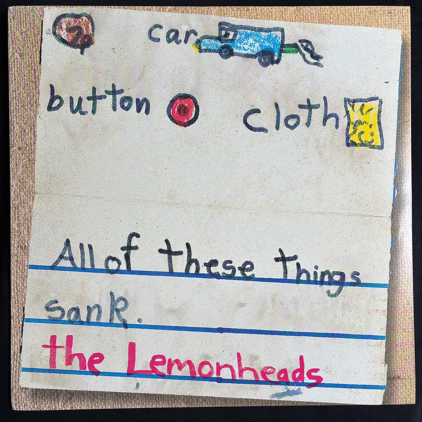 LEMONHEADS - CAR BUTTON CLOTH (USED VINYL 1996 WORLDWIDE FIRST PRESSING M-/M-)