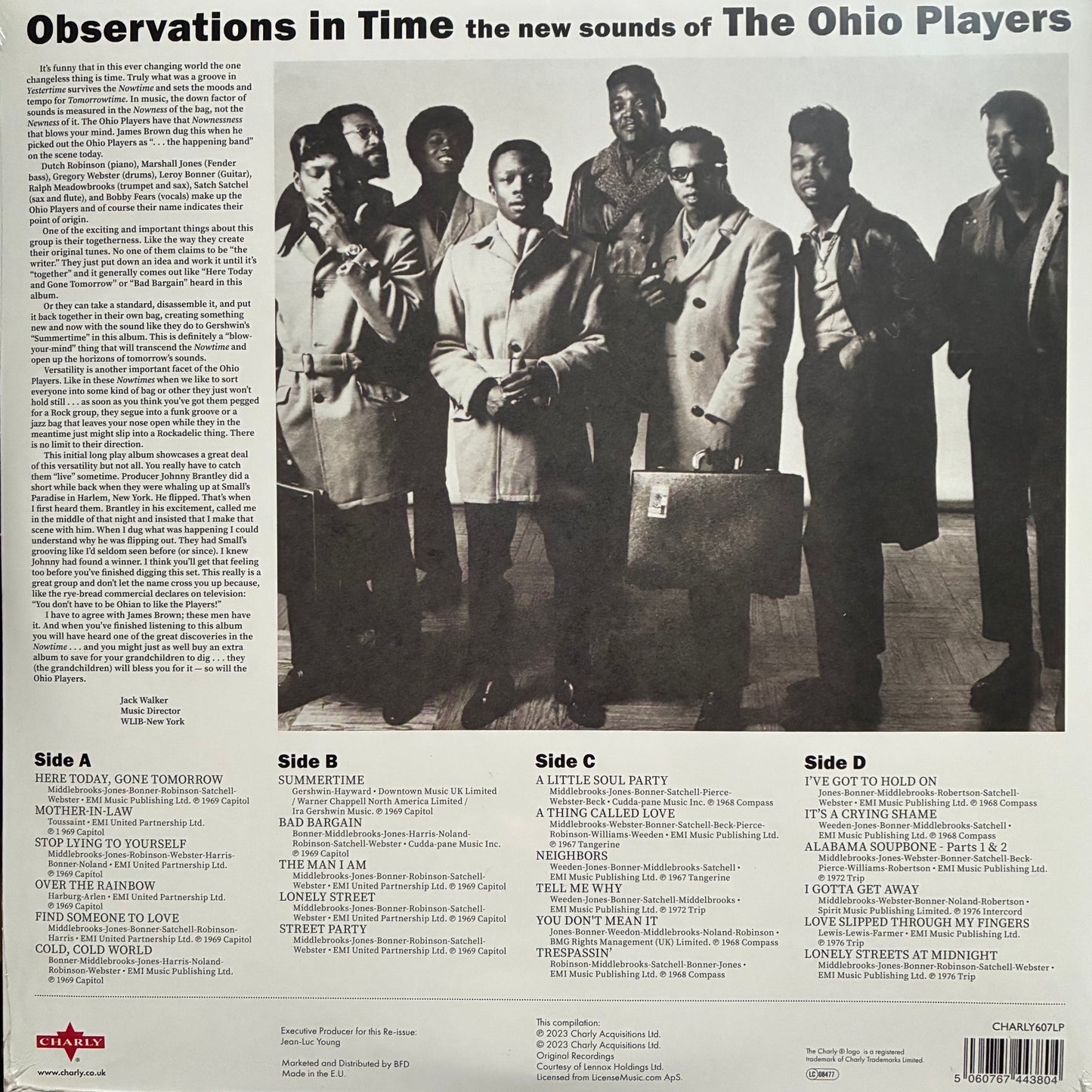 OHIO PLAYERS - OBSERVATIONS IN TIME (2LP) (TRANSLUCENT GREEN) VINYL