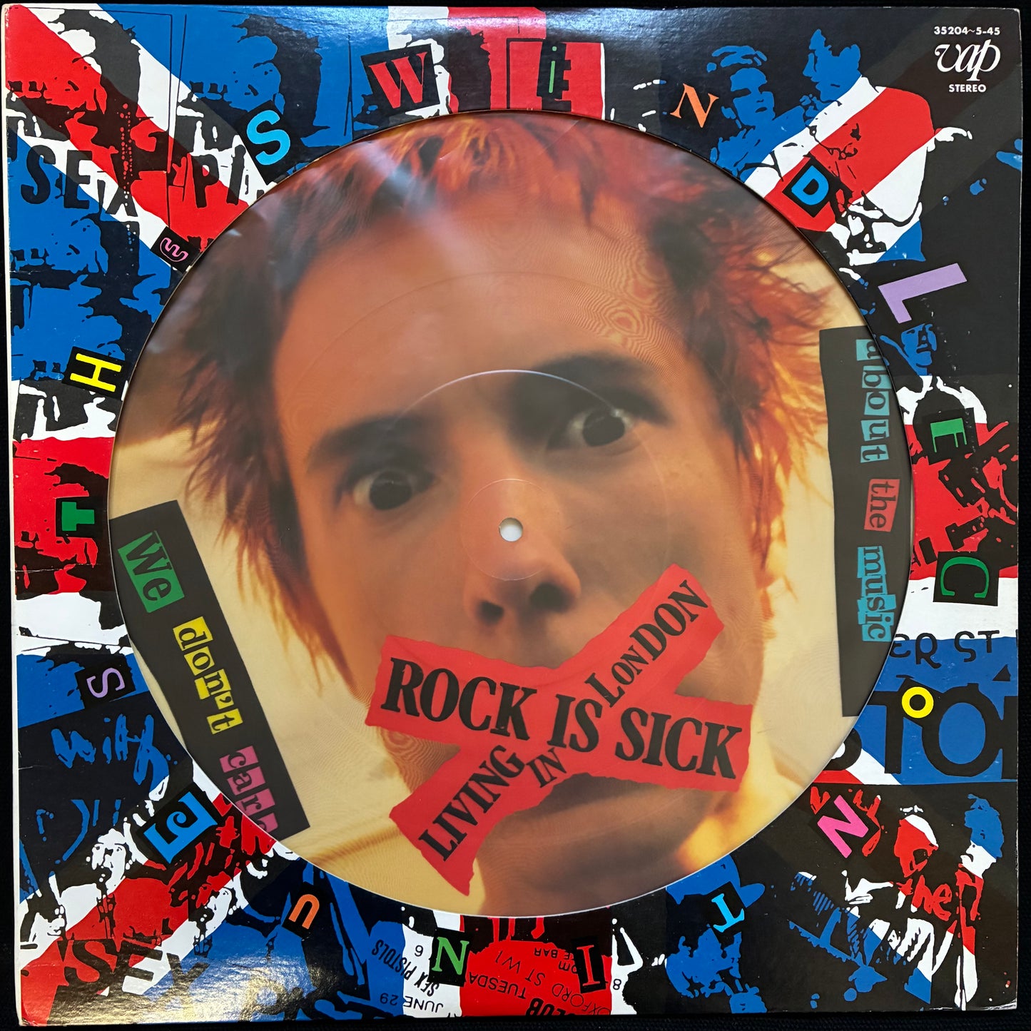 SEX PISTOLS/EX PISTOLS - THE SWINDLE CONTINUES (USED VINYL 1988 JAPAN 2LP PICTURE DISC M-/EX+)