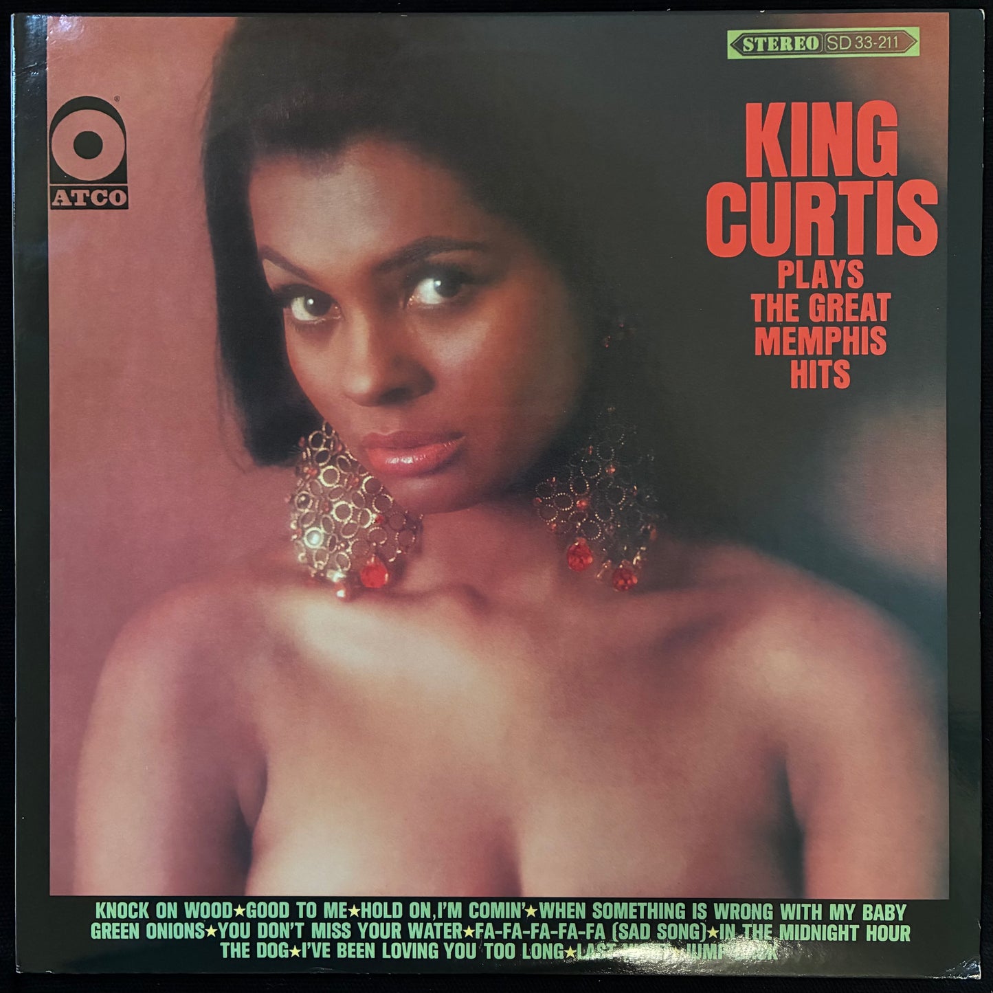 KING CURTIS - PLAYS THE GREAT MEMPHIS HITS (USED VINYL US (RED VINYL) M-/M-)