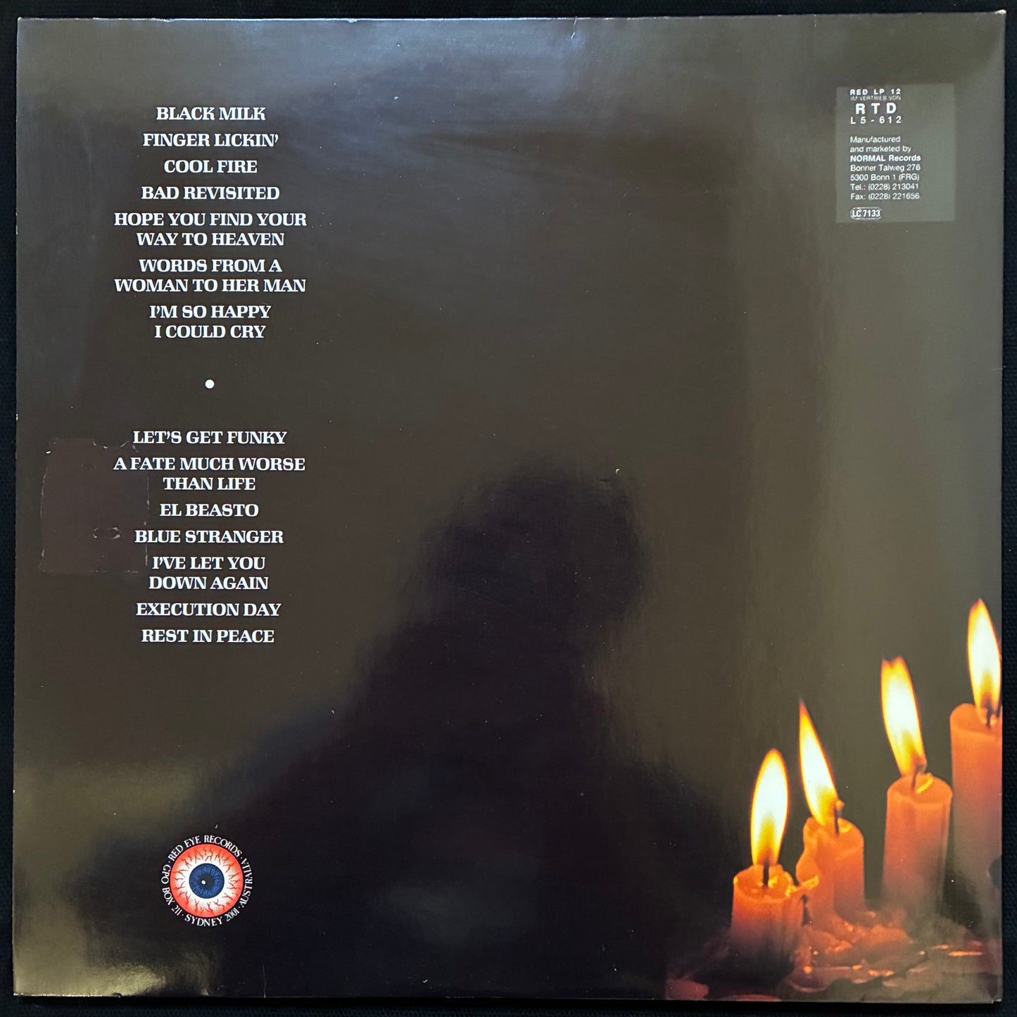 BEASTS OF BOURBON - BLACK MILK (USED VINYL 1990 GERMANY M-/EX+)