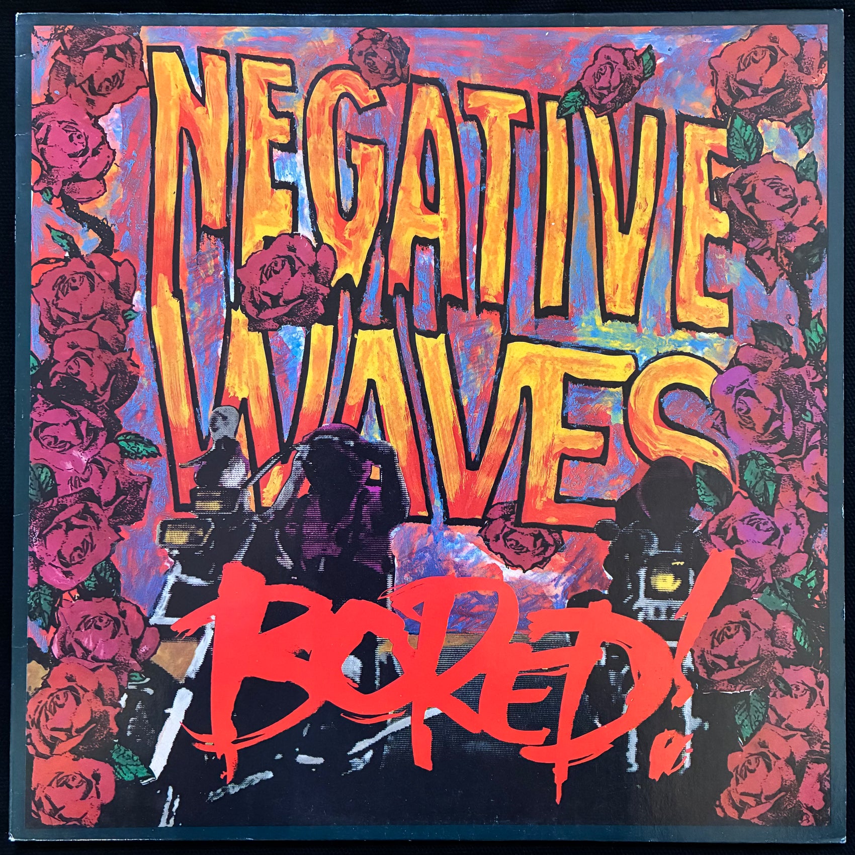 BORED! - NEGATIVE WAVES (USED VINYL 1990 GERMANY M-/M-)