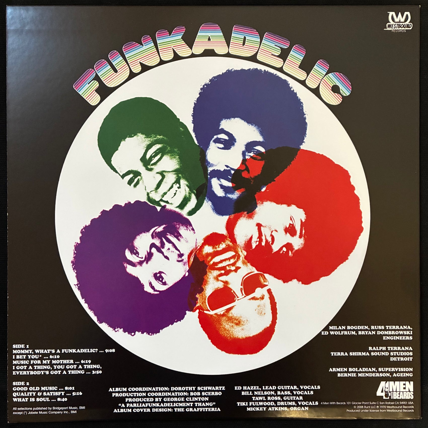 FUNKADELIC - FUNKADELIC (USED VINYL 2016 US (WHITE/RED VINYL) M-/M-)