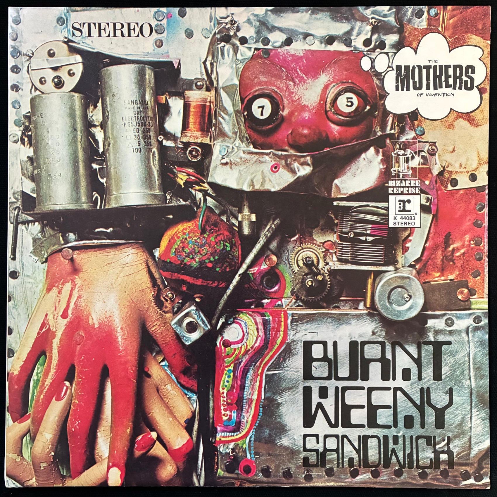 FRANK ZAPPA MOTHERS OF INVENTION - BURNT WEENY SANDWICH (USED VINYL 1975 UK EX+/EX+)
