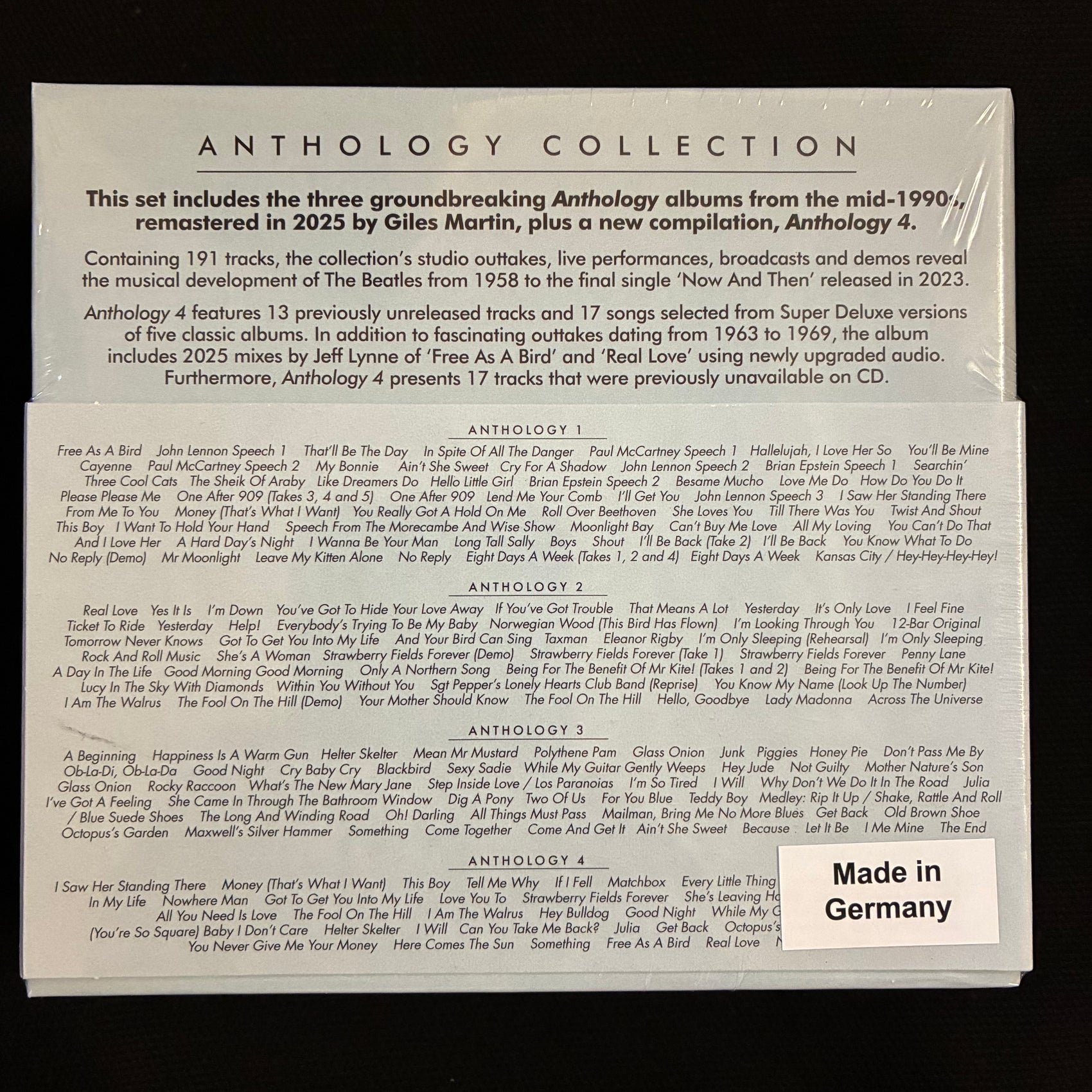 BEATLES - ANTHOLOGY COLLECTION (8CD) BOX SET