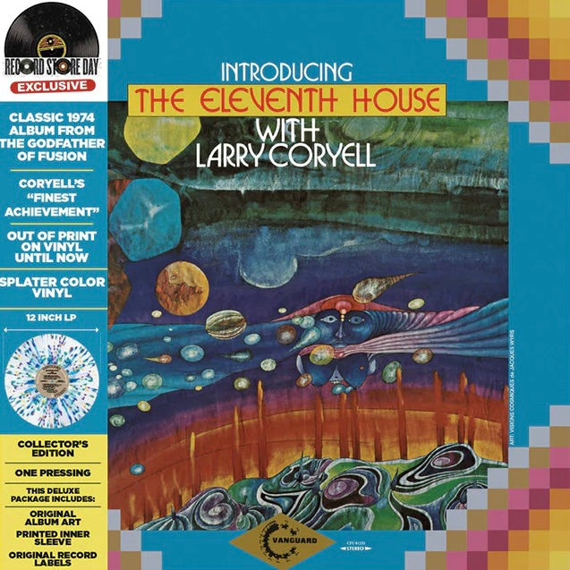 LARRY CORYELL - INTRODUCING THE ELEVENTH HOUSE (DELUXE) (CLEAR, BLUE AND PURPLE COLOURED) RSD 2023 VINYL